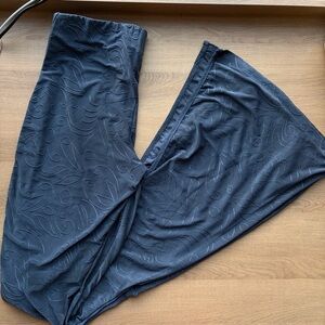 Lucy in the Sky Gray High-Waist Flare Pants